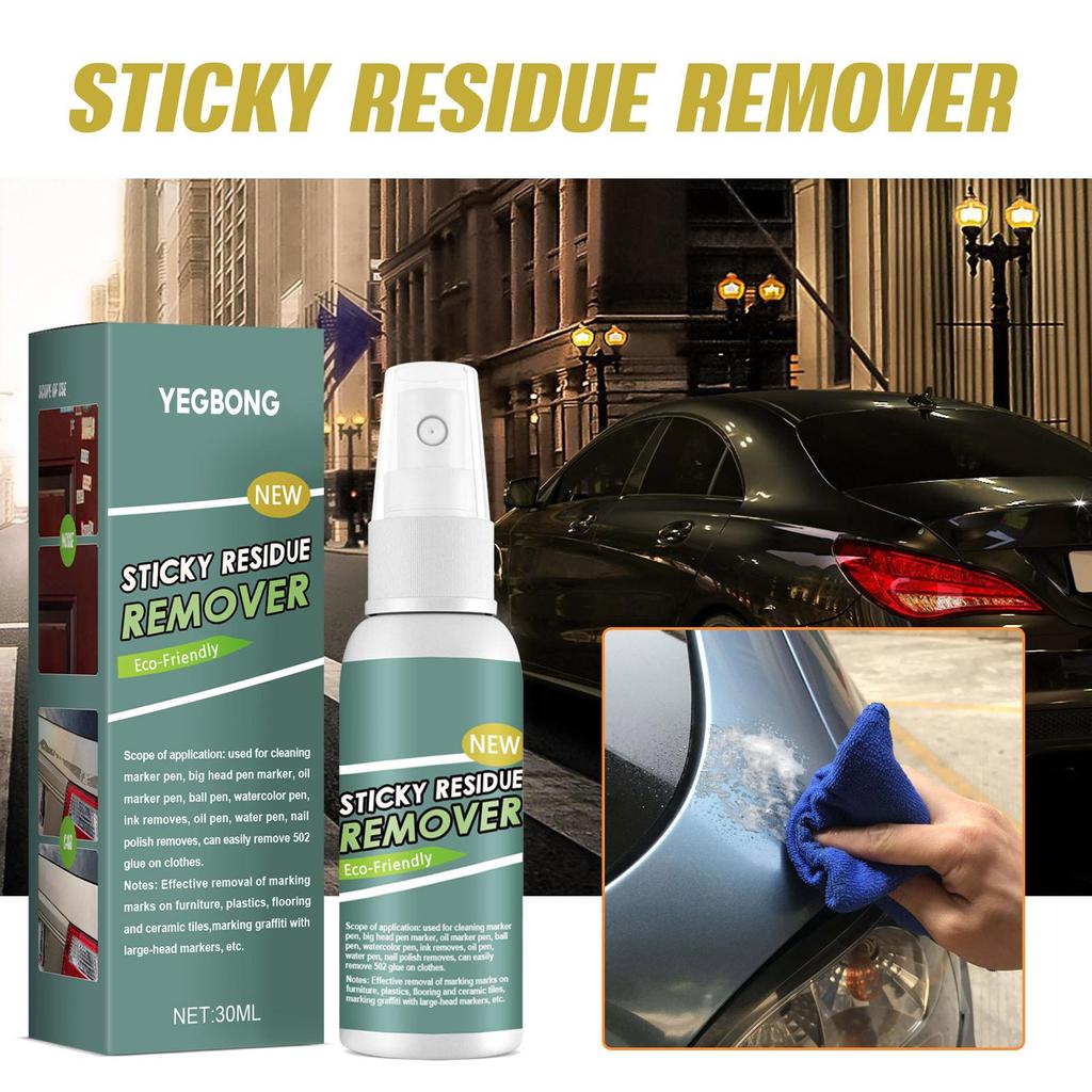 Adhesive Sticky Residue Sticker & Stain Remover Spray