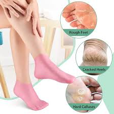 Silicon Gel Heel Crack Protector Anti Crack Moisturizing Foot Pain Socks