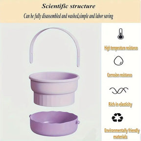 3 In 1 Silicone Cosmetic Brush Cleaner Bowl