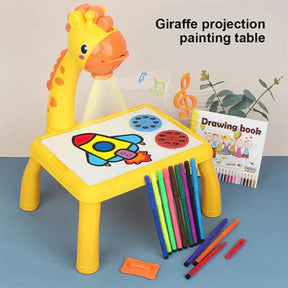 LED PROJECTOR PAINTING & DRAWING TABLE FOR KIDS